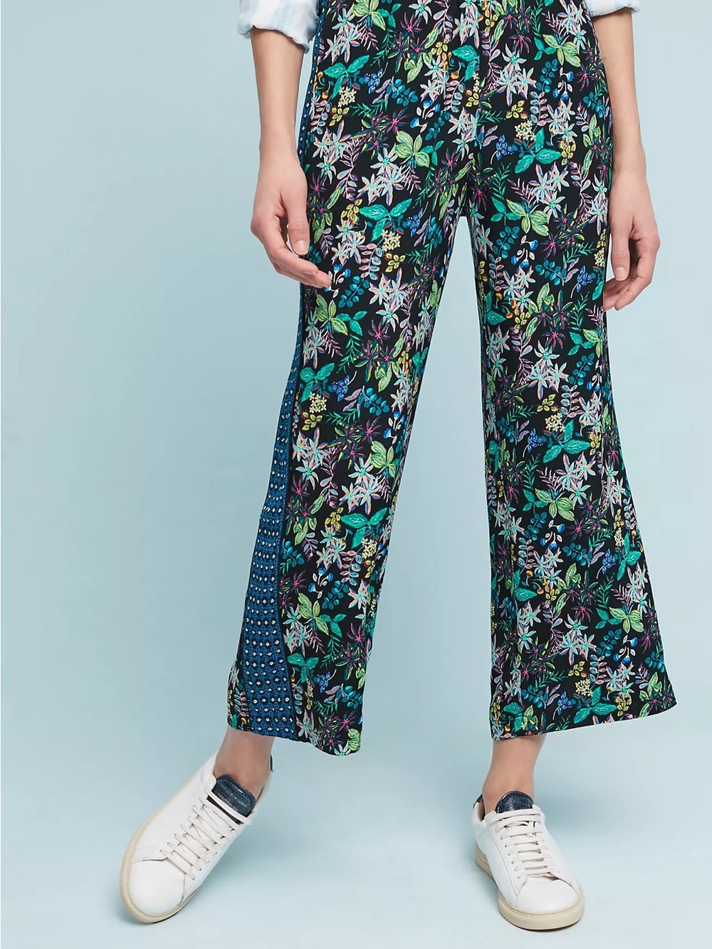 Anthropologie Ett:twa Rousseau Cropped Wide Leg Pants (M) - Picture 2 of 12
